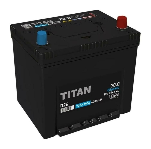 Titan Asia Classic D26 6СТ-70.0 VL